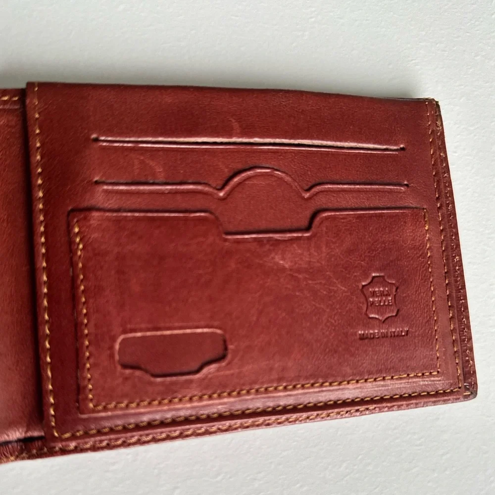 Emporium Italy Genuine leather wallet for man, Honey Brown colour